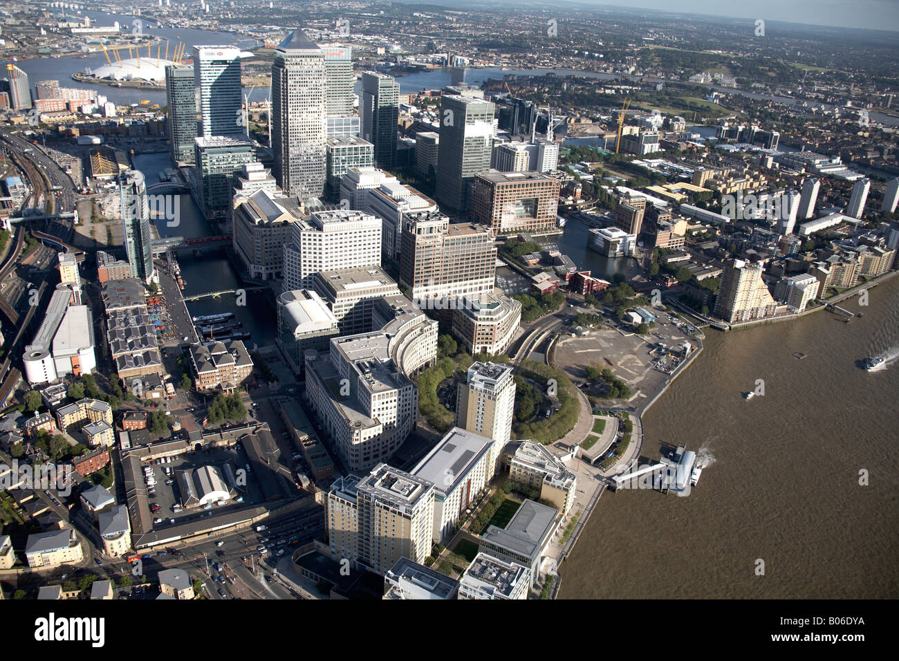 Aerial view of Millwall Football Clubs training ground, and the