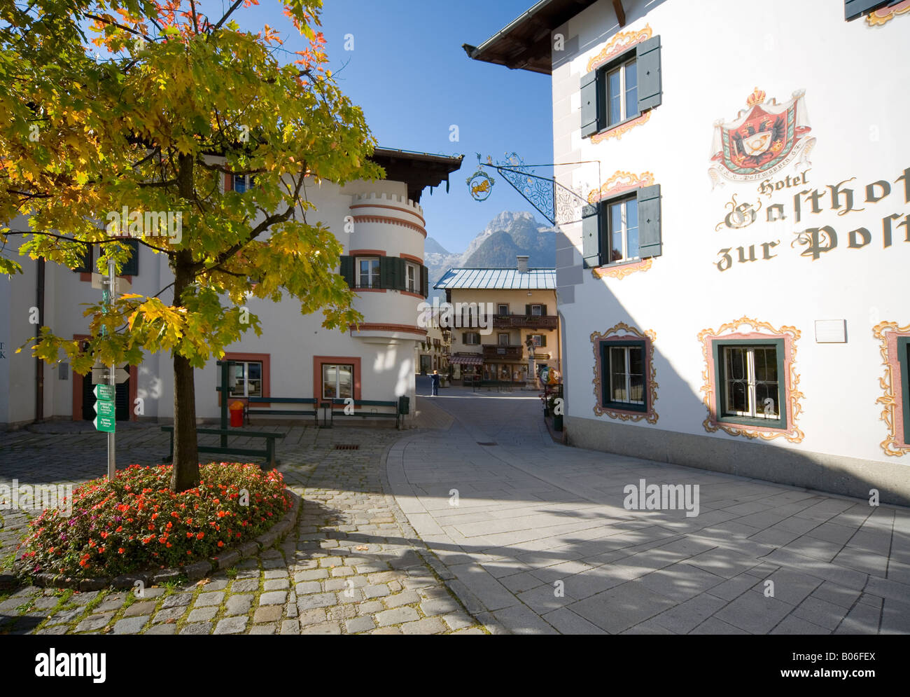 Lofer village Austria Stock Photo Alamy