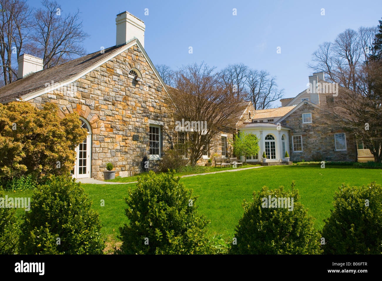 John Jay Homestead near Katonah New York is known as the Bedford House Stock Photo