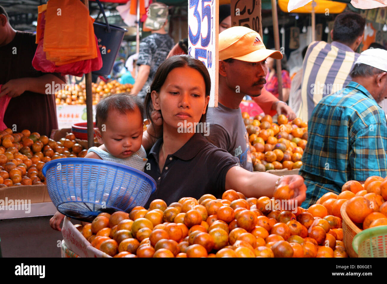 Chow Kit Market in Kuala Lumpur Malaysia Stock Photo