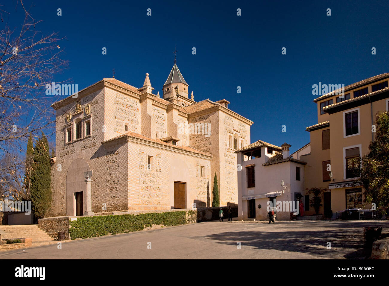 Iglesia de Santa Maria de la Alhambra Granada Spain Stock Photo - Alamy