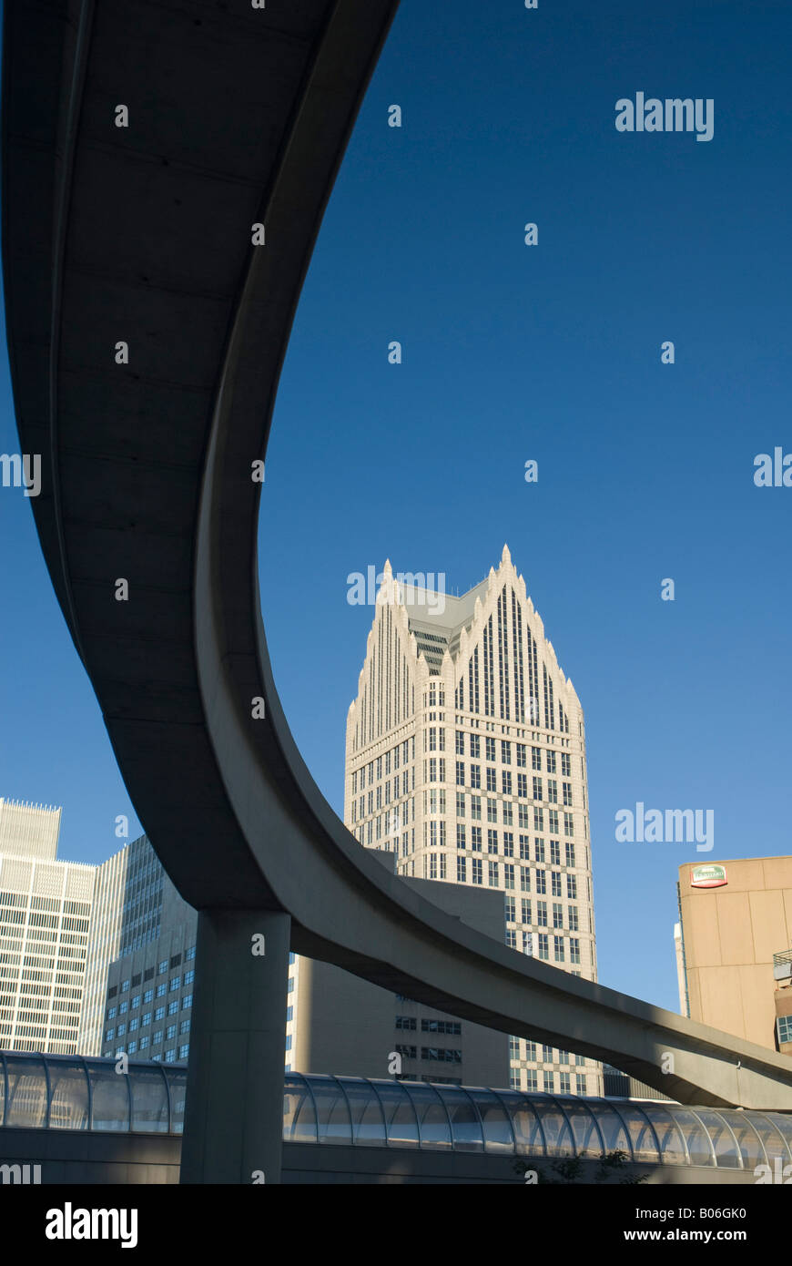 Detroit michigan downtown city hi-res stock photography and images - Alamy