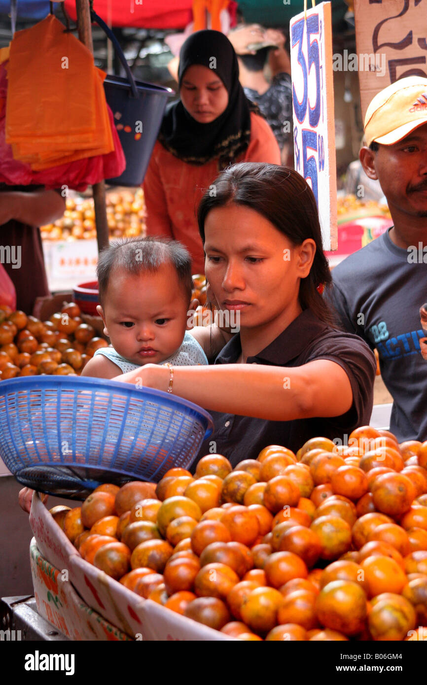 Chow Kit Market in Kuala Lumpur Malaysia Stock Photo