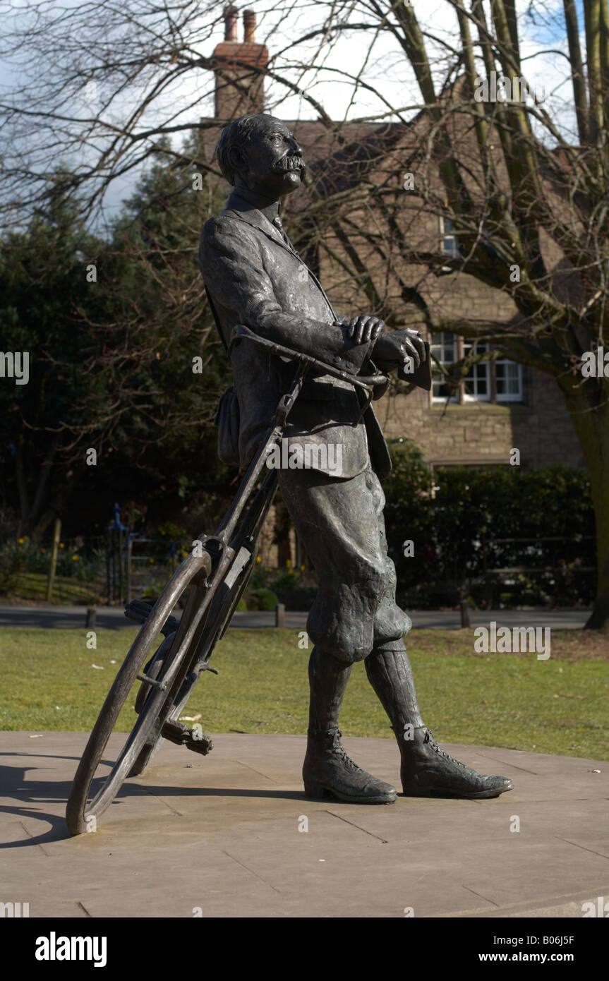 Statue of Elgar in Hereford Stock Photo