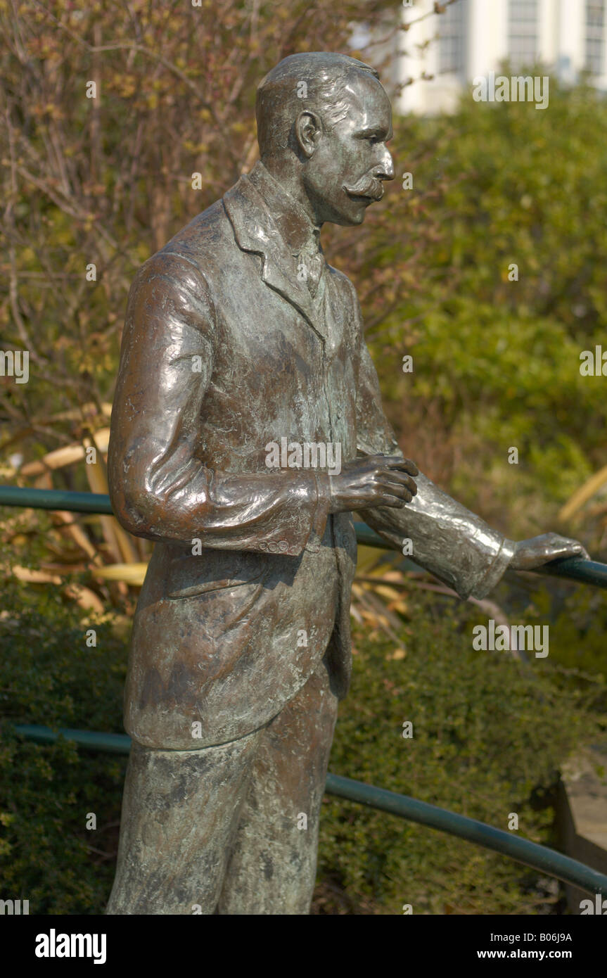 Statue of Elgar in Malvern Stock Photo