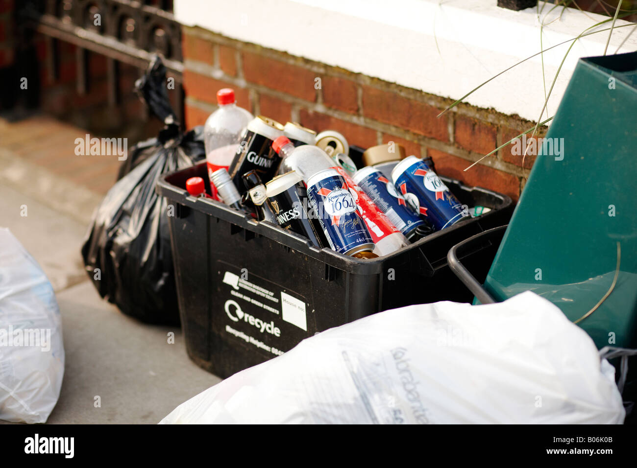 Recycling bin's in operation in the borough of Richmond upon thames