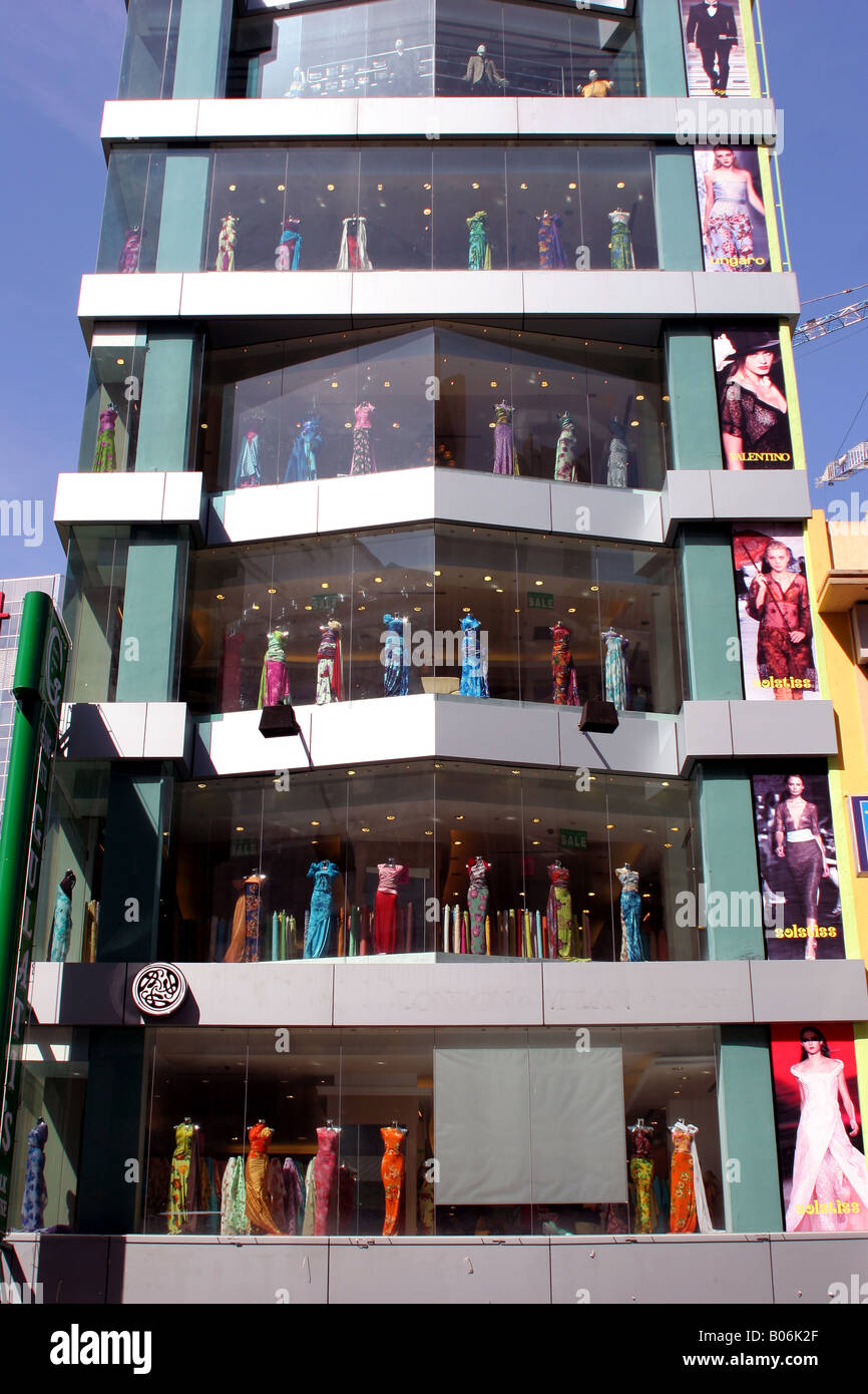 fashion store on Jalan Tuanku Abdul Rahman in Kuala Lumpur Stock Photo