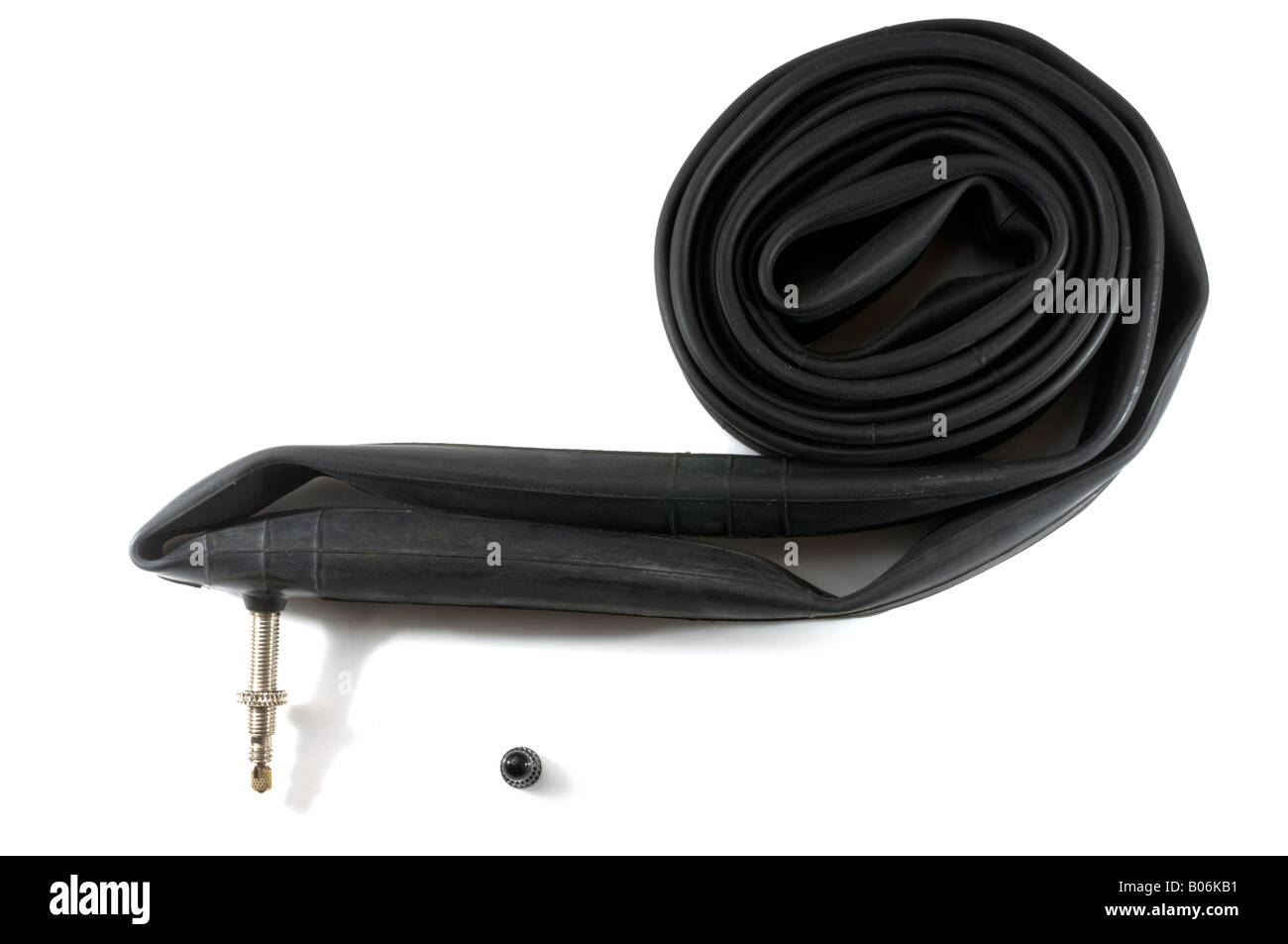 Bicycle "inner tube" valve and cap Stock Photo Alamy