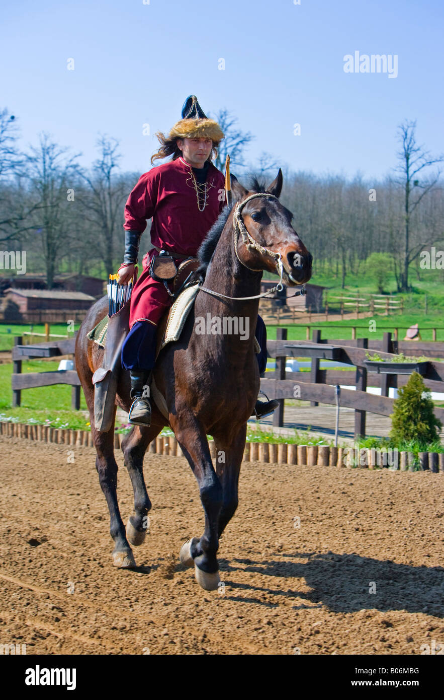 A horse show at the' LAZAR Equestrian Park' showing the riding skills