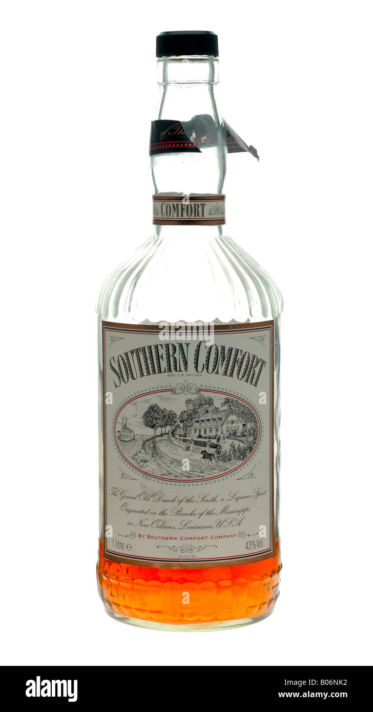 Opened Bottle Of Southern Comfort Stock Photo 17359078 Alamy