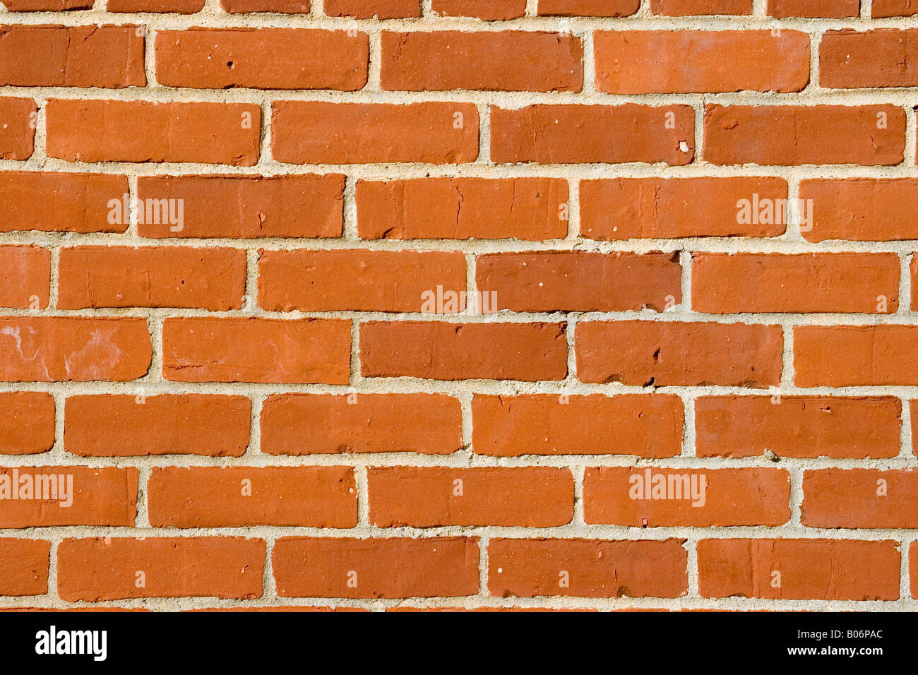 Brick wall background, may be used as a red background. Stock Photo