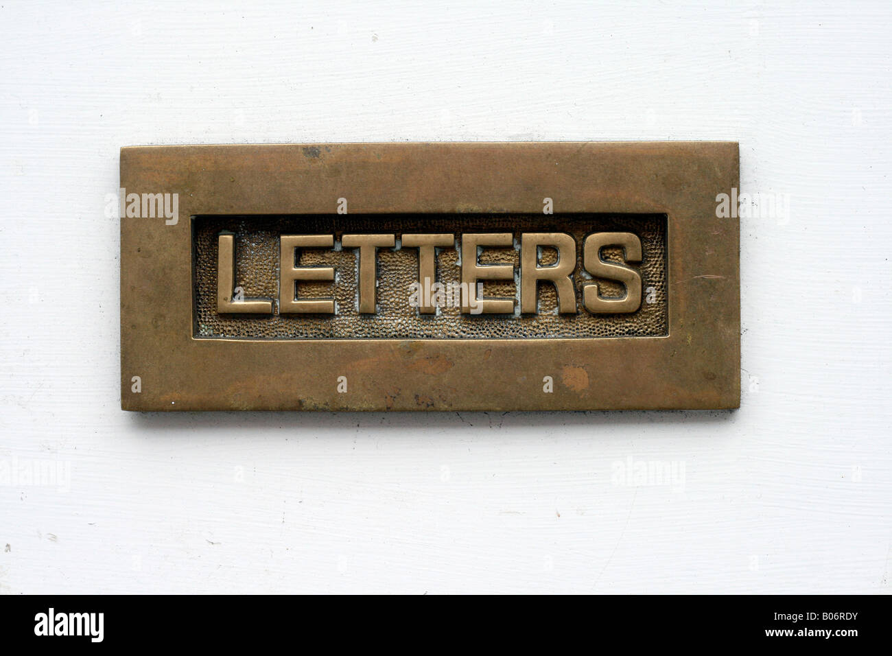 Close-up of Letterbox Stock Photo
