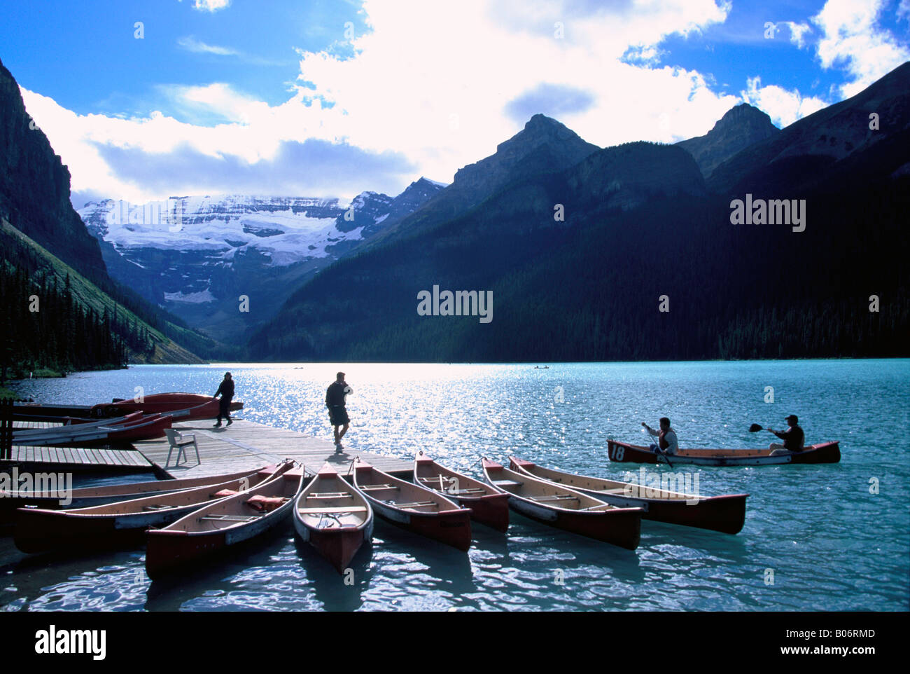 Lake Louise Alberta Canada Stock Photo - Alamy