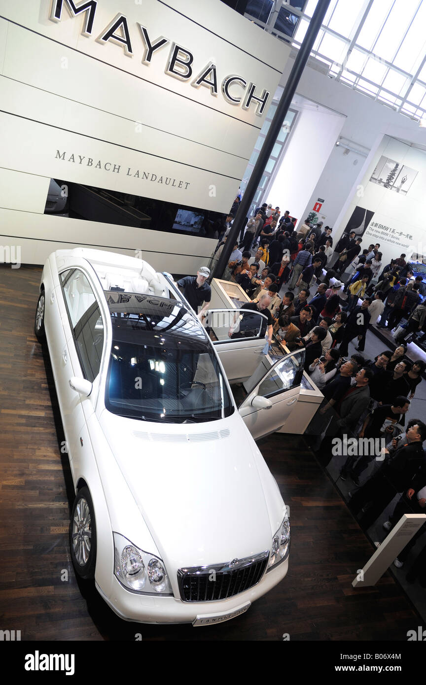 The Maybach Landaulet at the Auto China 2008 in Beijing. 24-Apr-2008 Stock Photo