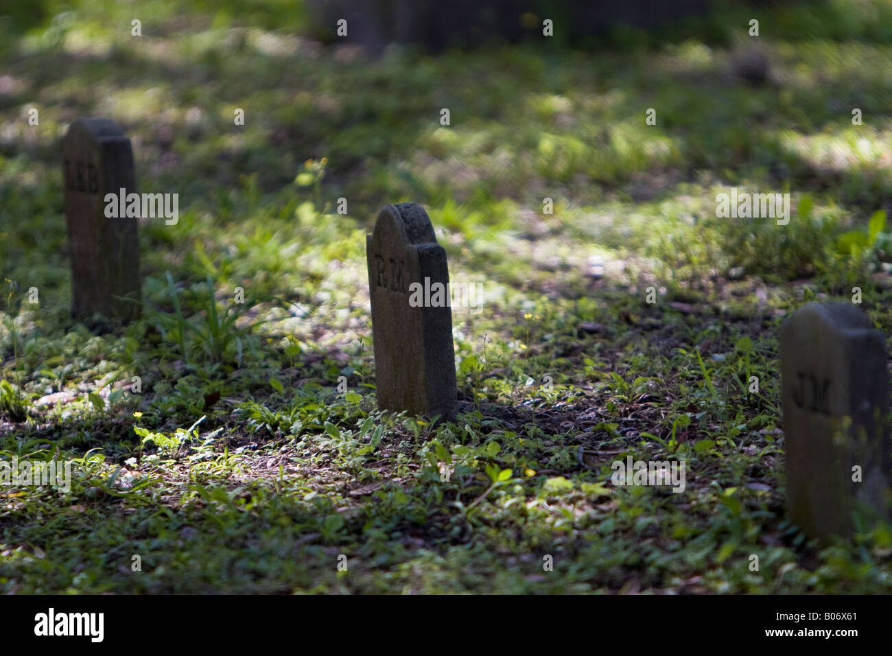 Small And Large Headstones High Resolution Stock Photography and Images ...