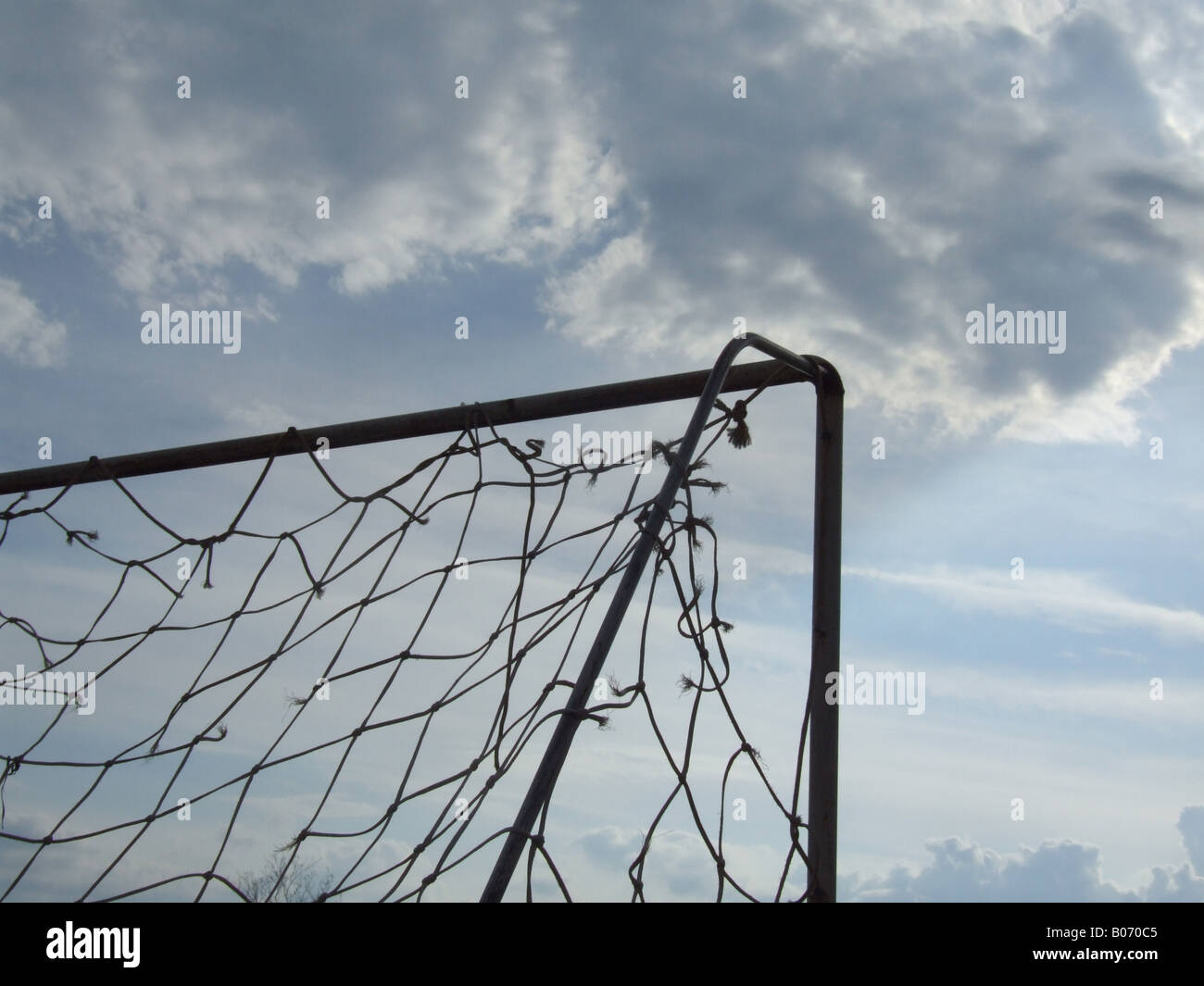 Sunset football field goal posts hi-res stock photography and images ...