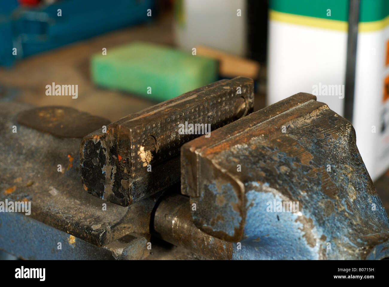 Vice macro shot Stock Photo