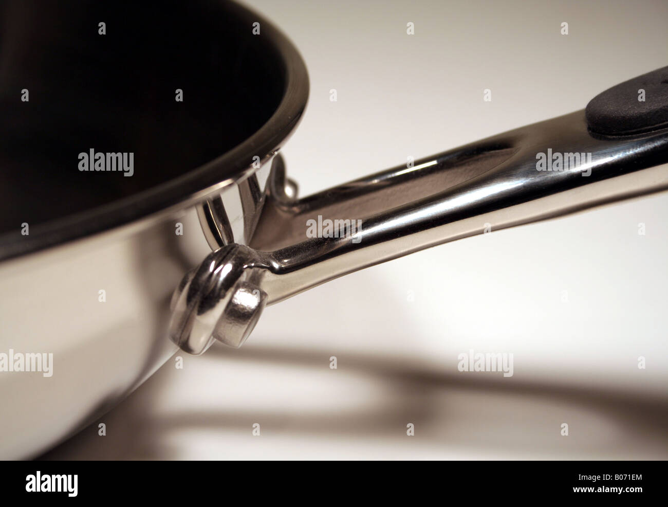Frying Pan Handle Stock Photo Alamy