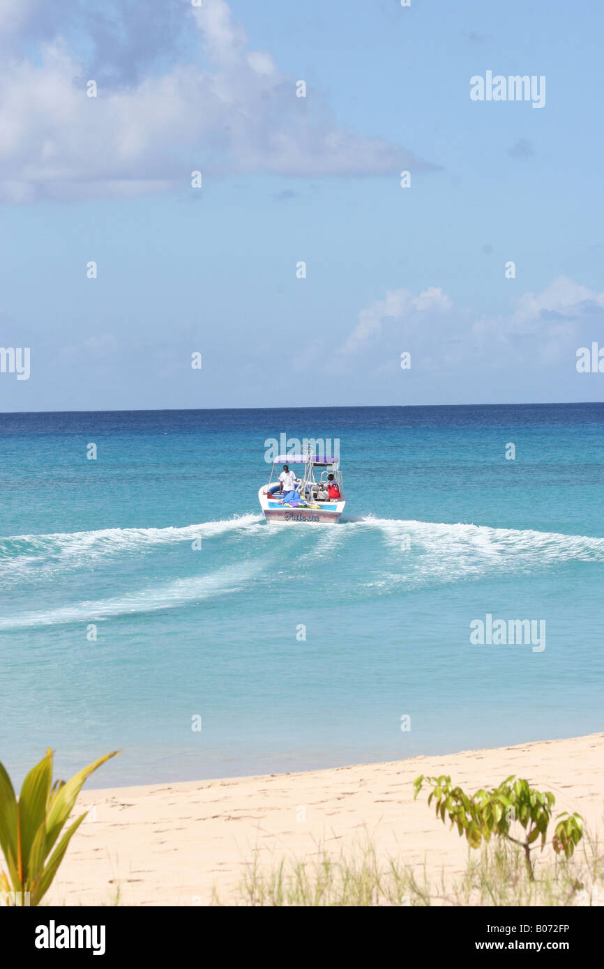 Barbados shore Stock Photo
