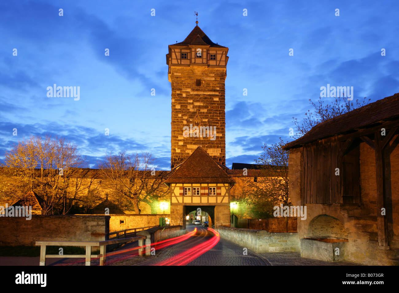 Rothenburg ob der Tauber, Germany Stock Photo