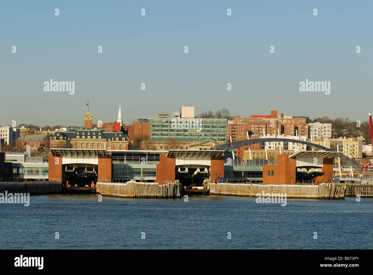 Staten Island Ferry Port Stock Photo