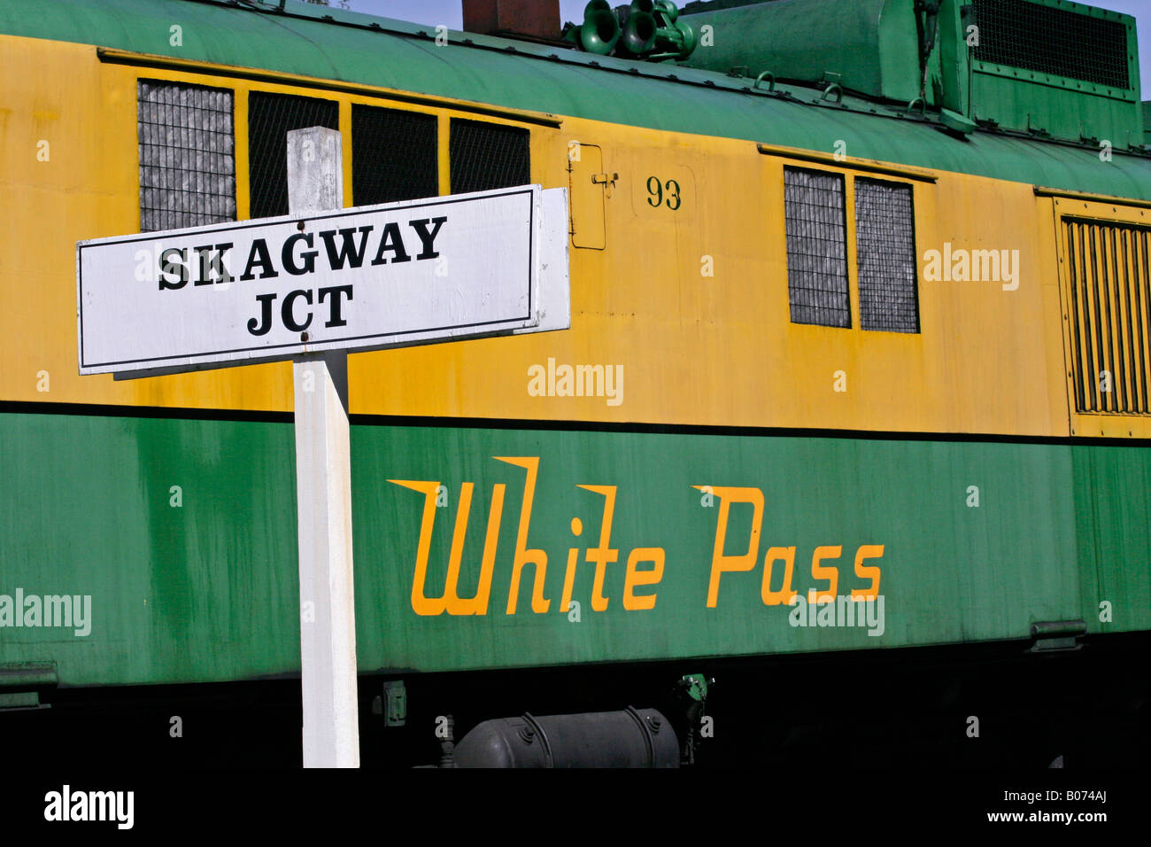 Whitepass Skagway Stock Photo
