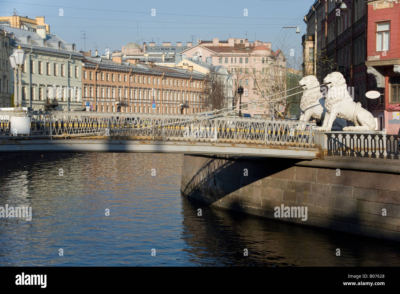 The Lion Bridge in St. Petersburg The Lion Bridge in St. Petersburg