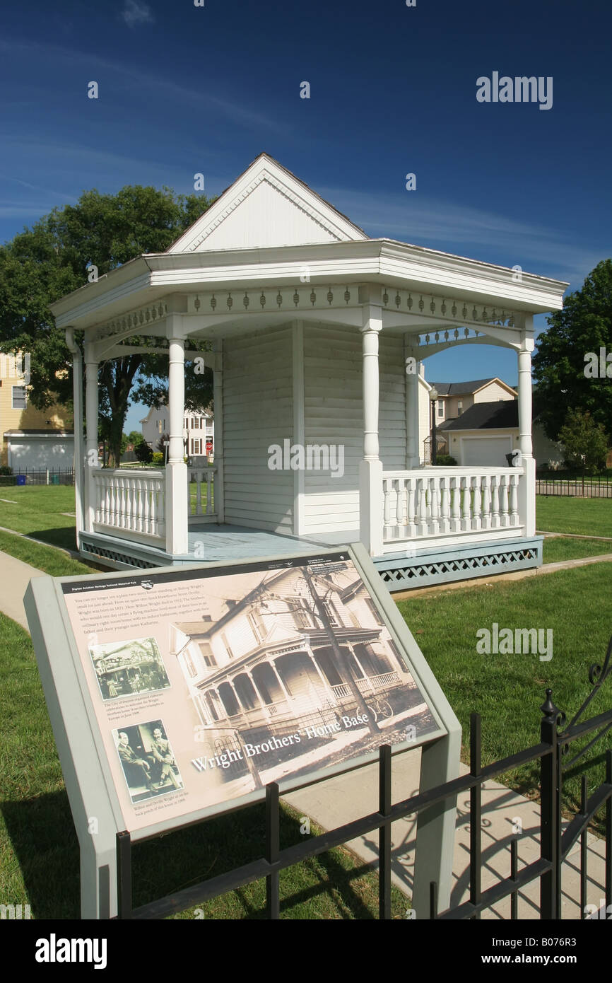 Wright Brothers Home Dayton Ohio Stock Photo Alamy