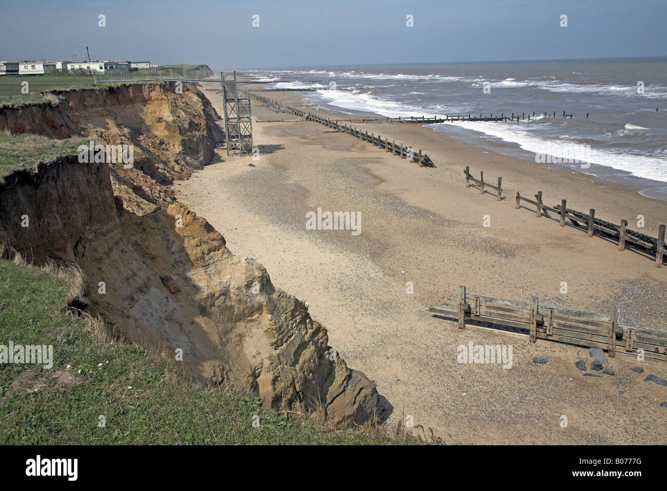 Happisburgh erosion sea hi-res stock photography and images - Alamy