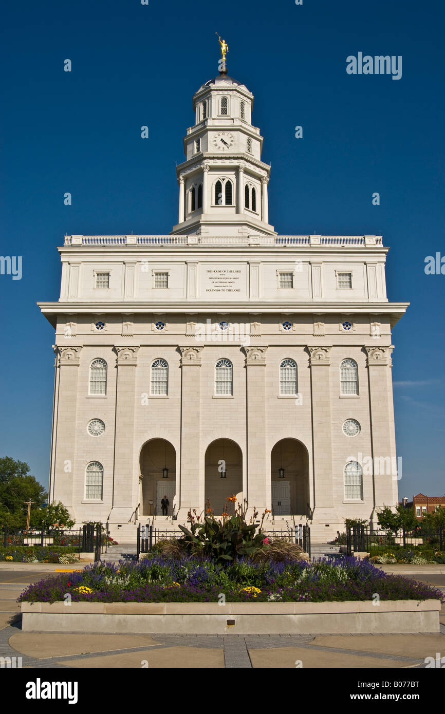 Mormon Temple in Nauvoo, Illinois Stock Photo Alamy