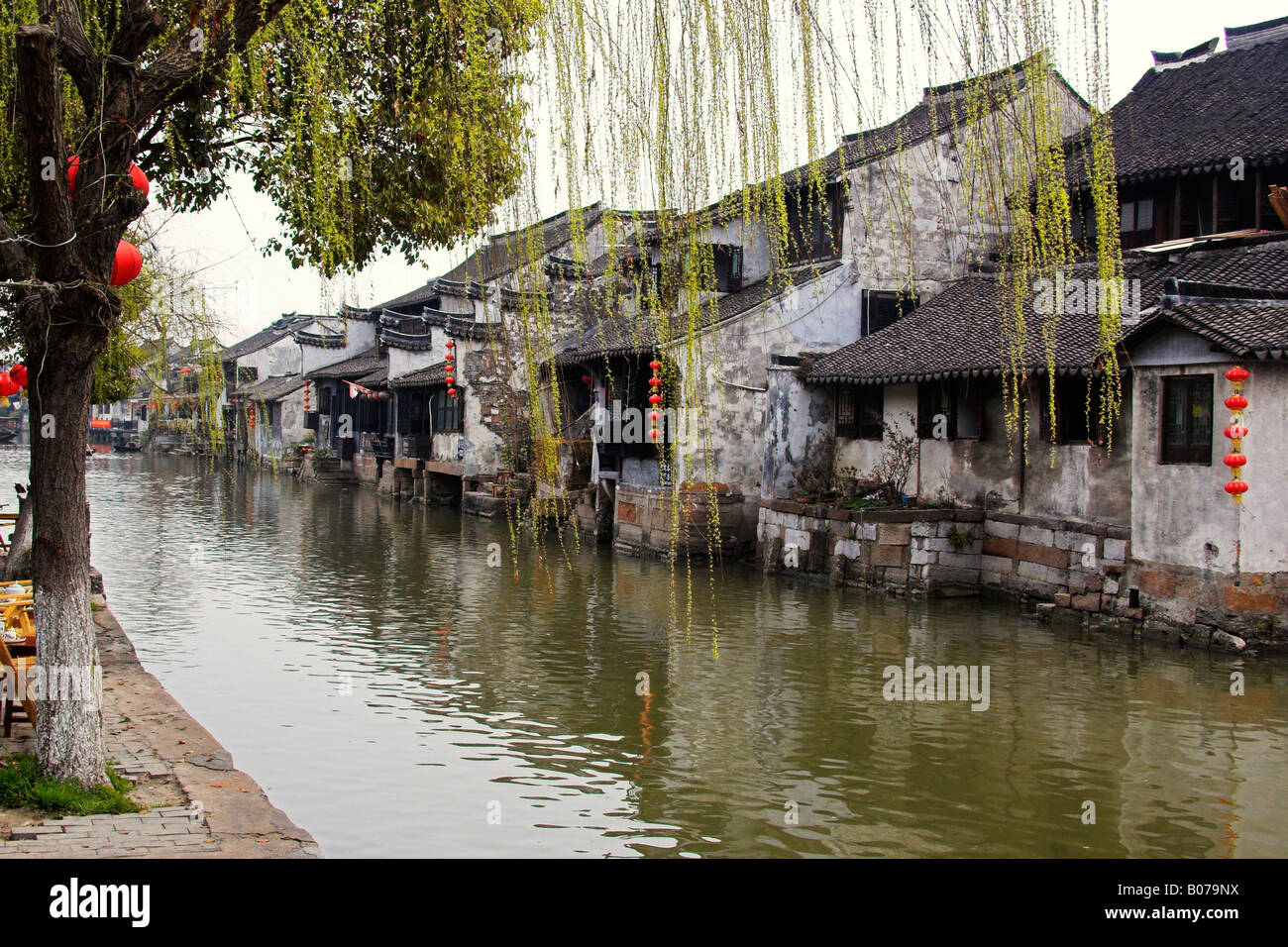 The Canal At Xitang China Stock Photo