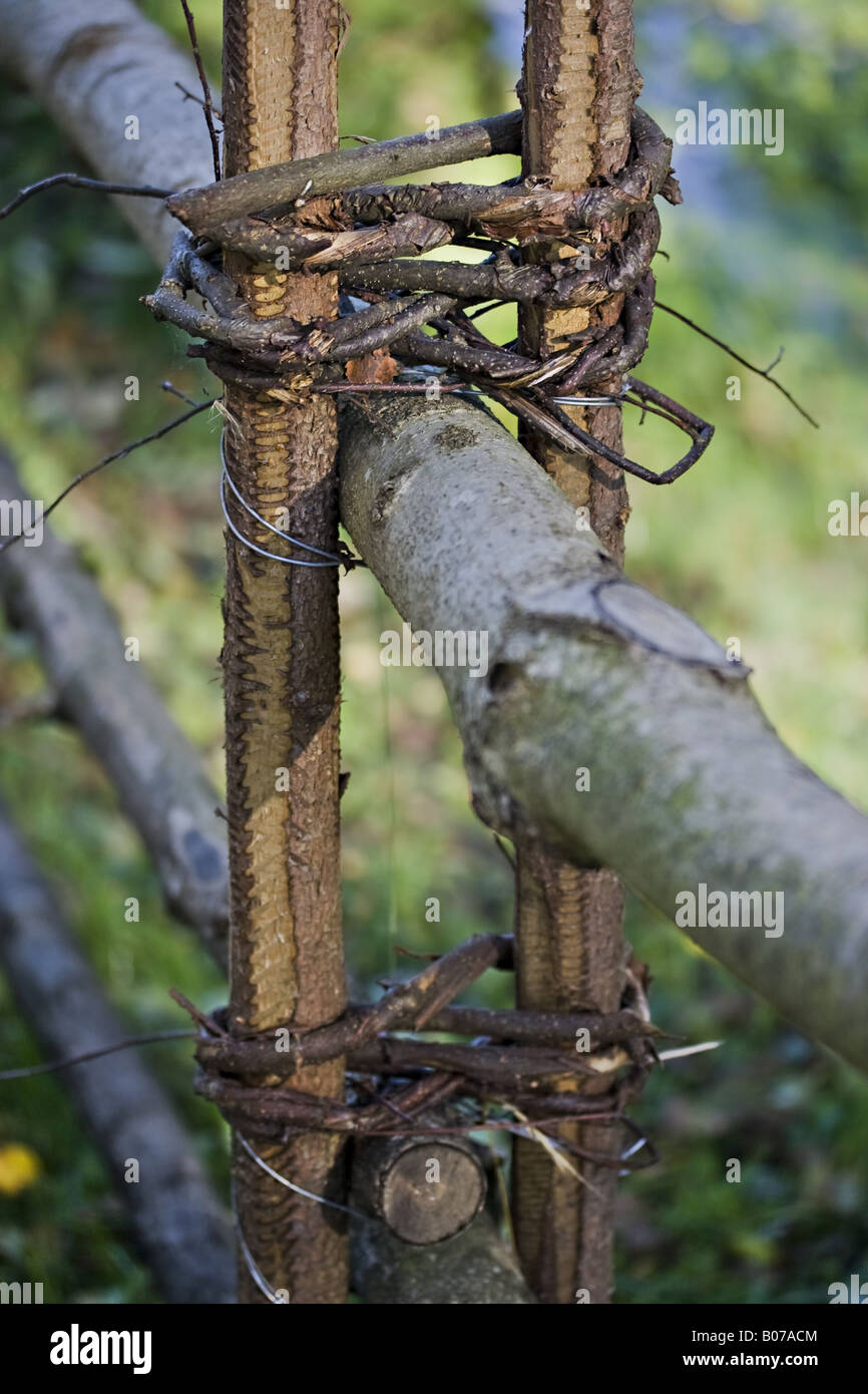 Traditional Fence, Norway Stock Photo