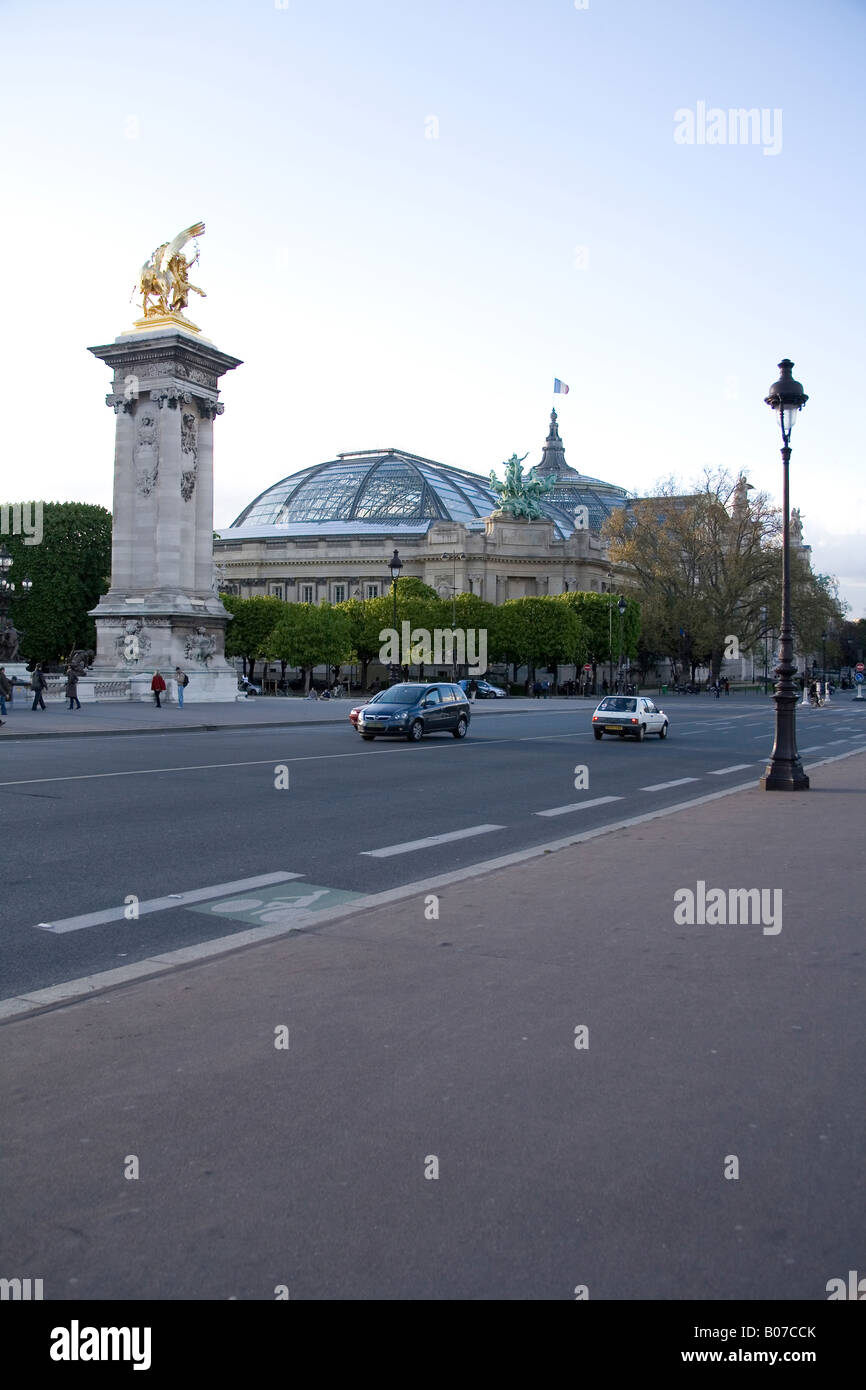 Pont Alexandre III and the Grand Palais,Paris, France. Stock Photo