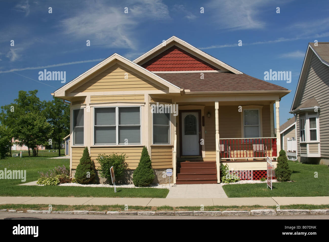 Restored house in the Wright Dunbar Village of Dayton Ohio Simple