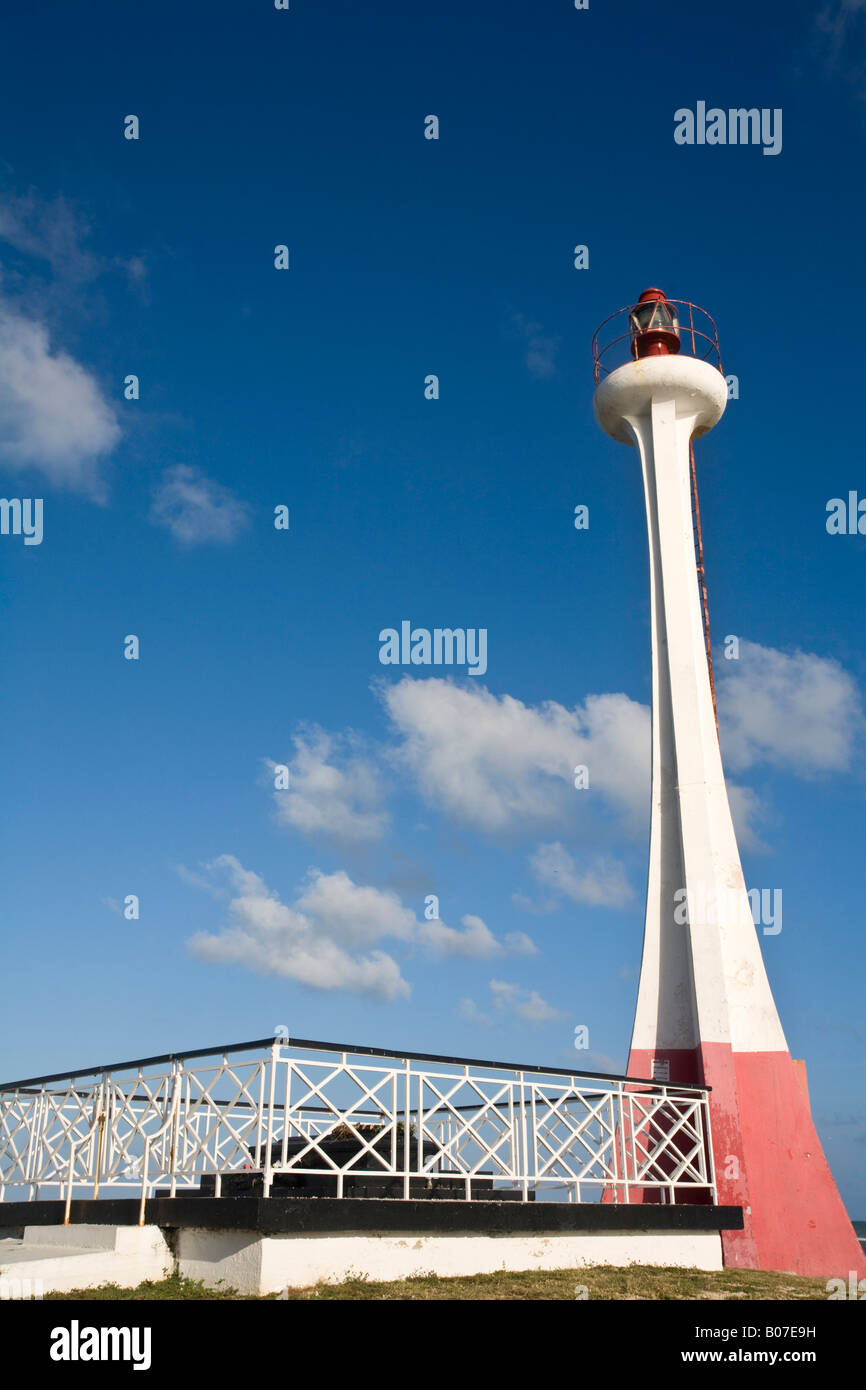 Belize, Belize City, Fort George District,  Fort George Lighthouse Stock Photo