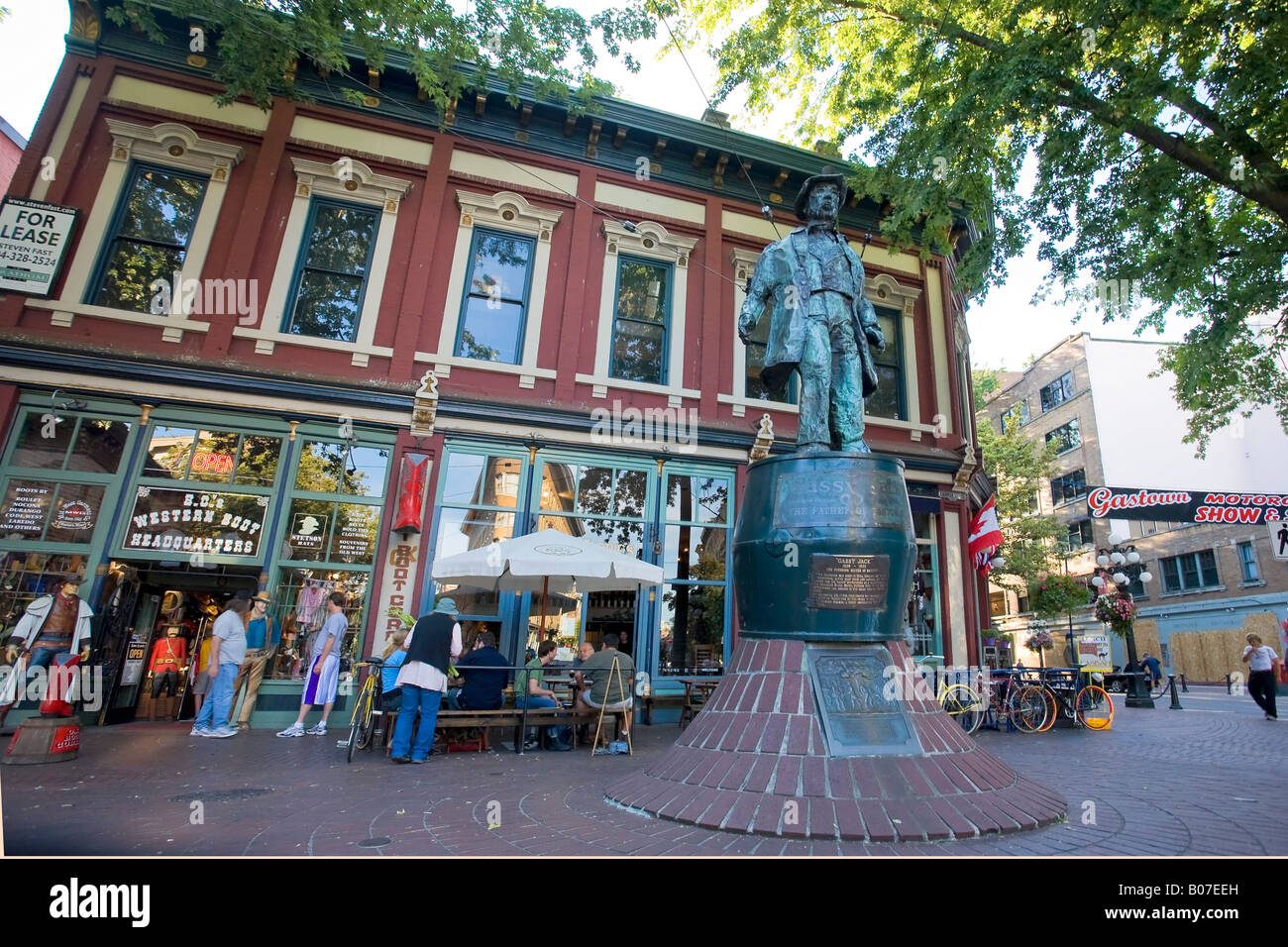 Gastown Historic District, Vancouver, British Columbia, Canada Stock