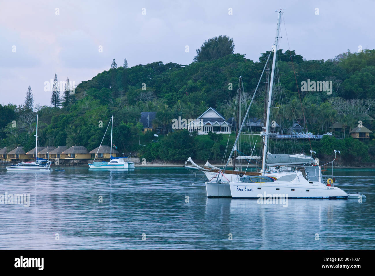 Vanuatu, Efate Island Port Vila, Vila Bay / Dawn Stock Photo