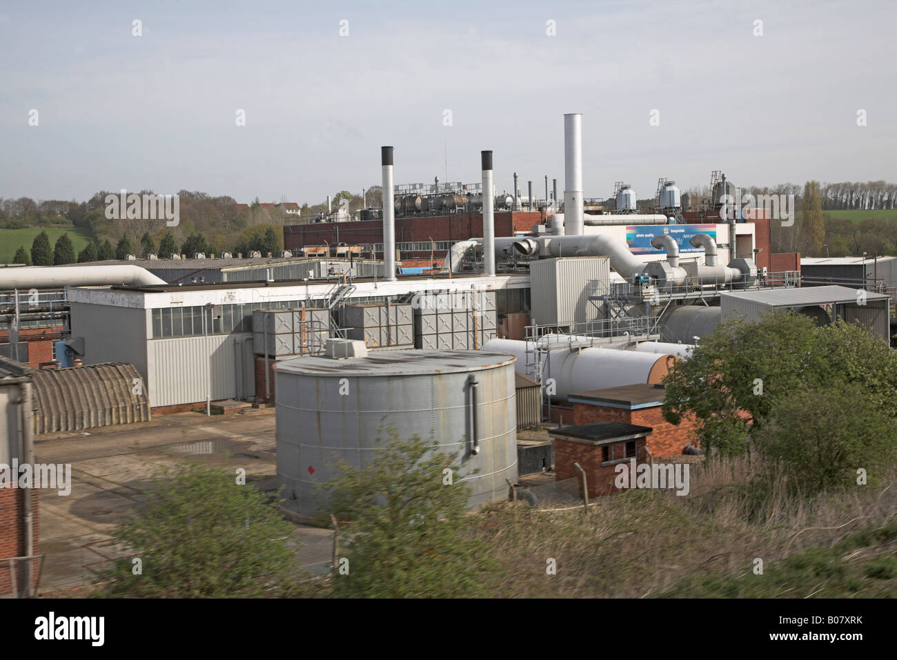 Former ICI chemical plant Manningtree, Essex, England Stock Photo