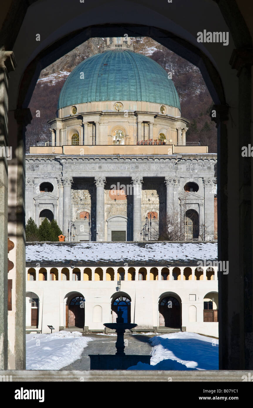Oropa Sanctuary Stock Photo
