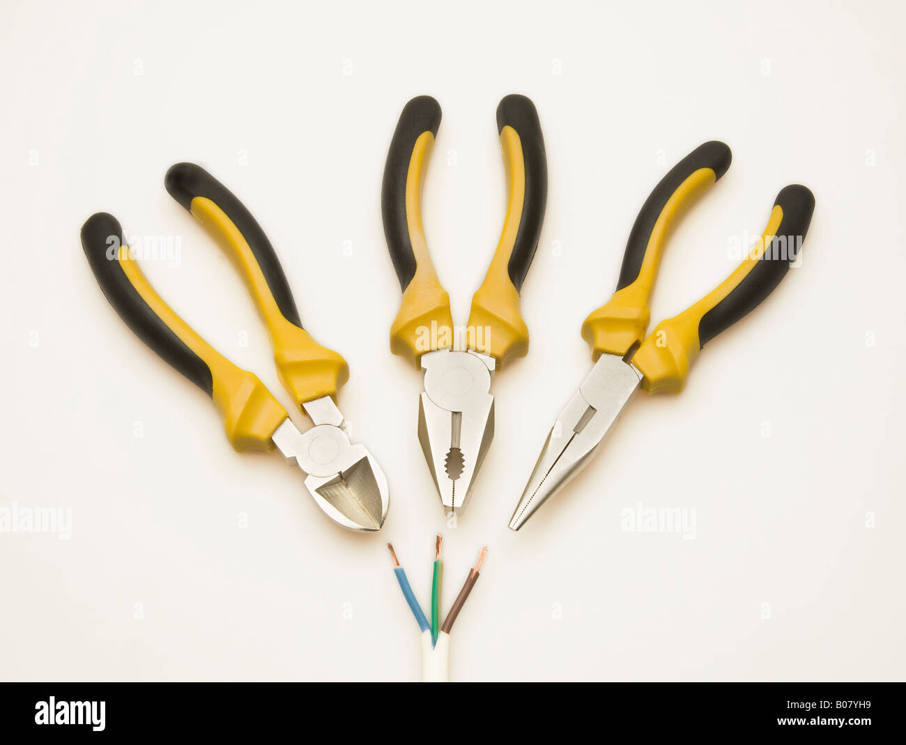Tools wire cutting Stock Photo Alamy