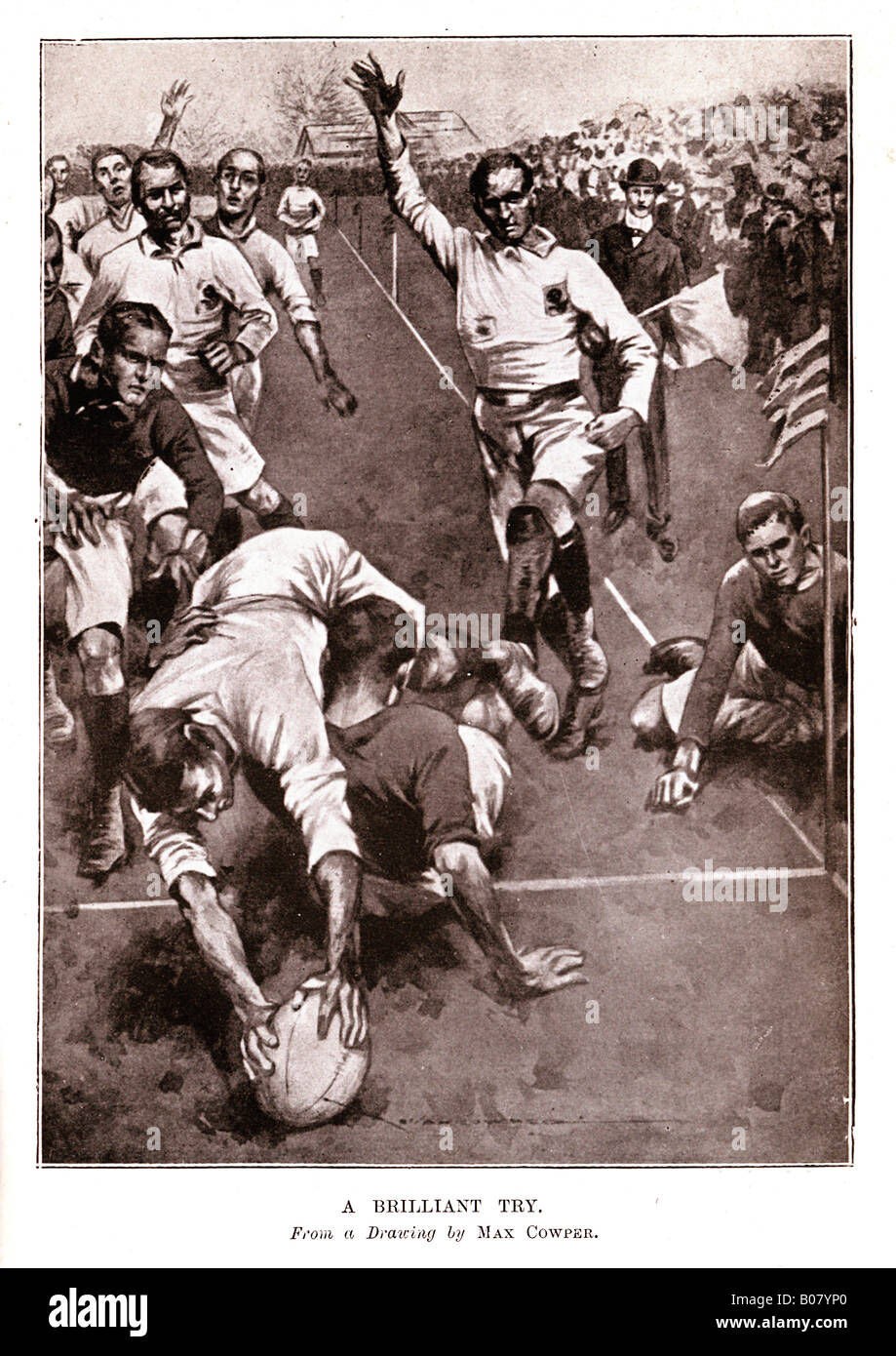 Edwardian illustration rugby High Resolution Stock Photography and ...