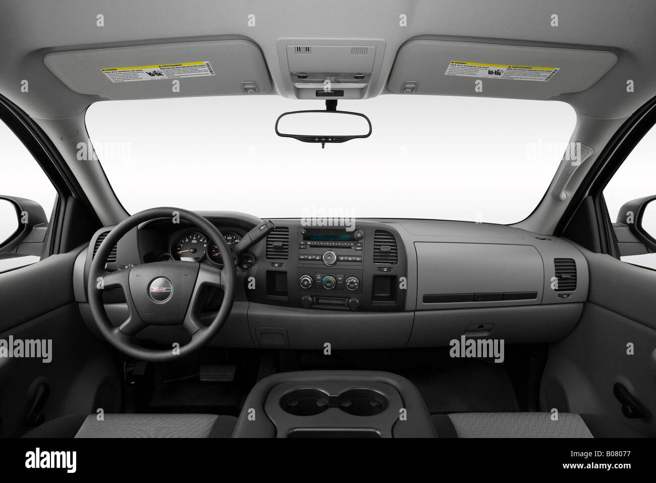 2008 GMC Sierra 1500 SL in White Dashboard, center console, gear