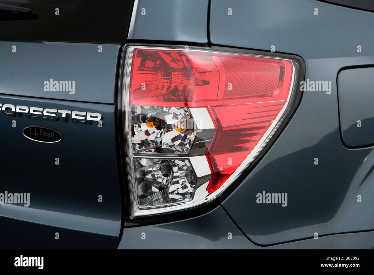 2009 Subaru Forester LL BEAN in Blue - Tail light Stock Photo - Alamy