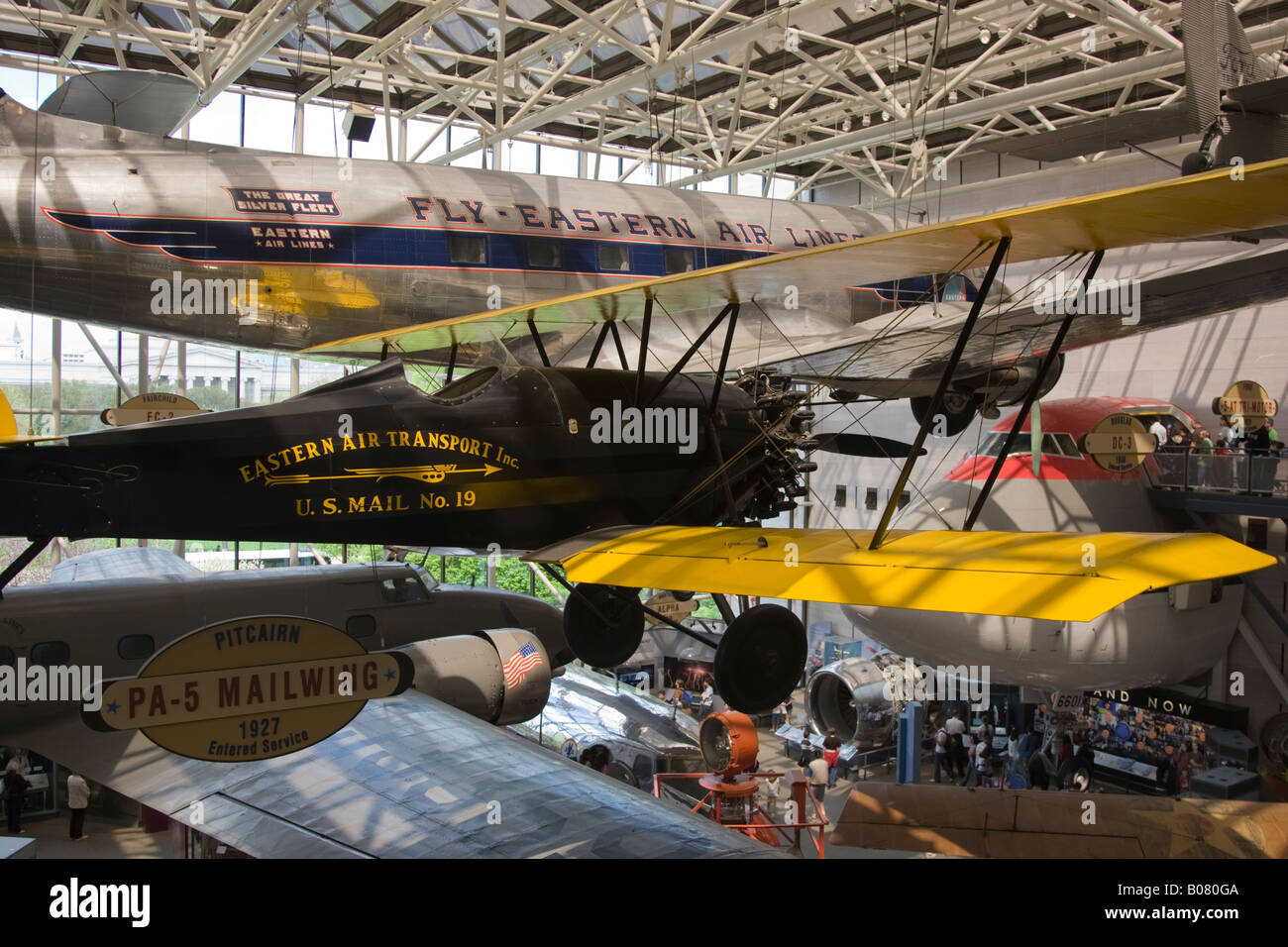 Display at the National Air and Space Museum in Washington, DC Stock Photo