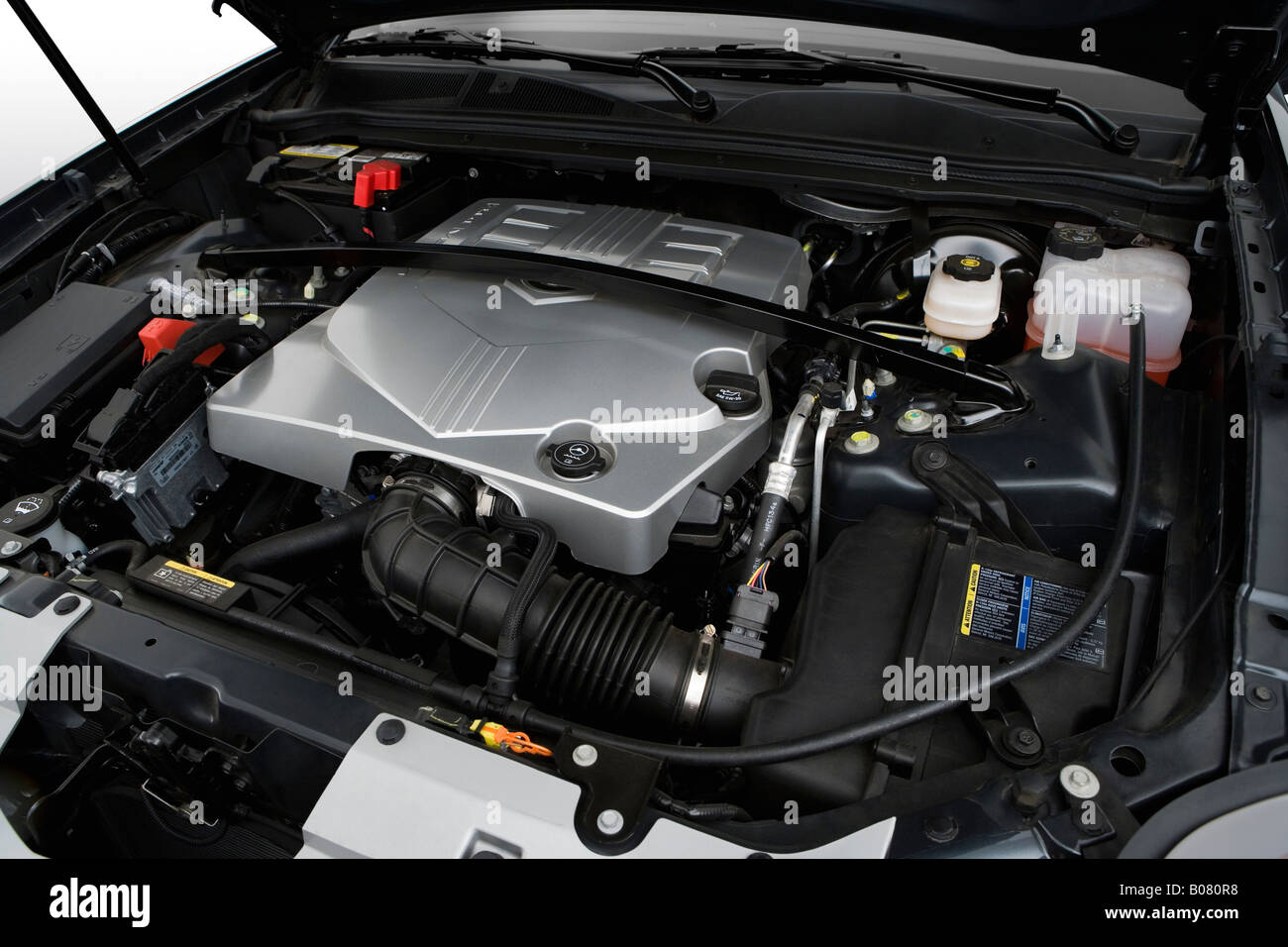2008 Cadillac SRX Crossover 3.6L V6 VVT in Gray Engine Stock Photo