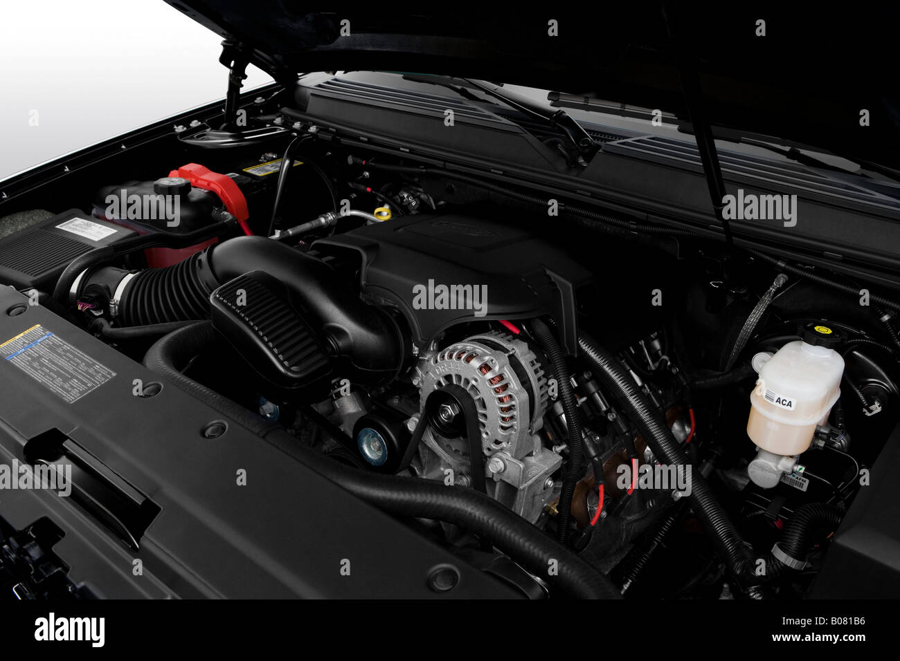 2008 GMC Yukon XL Denali in Black Engine Stock Photo Alamy
