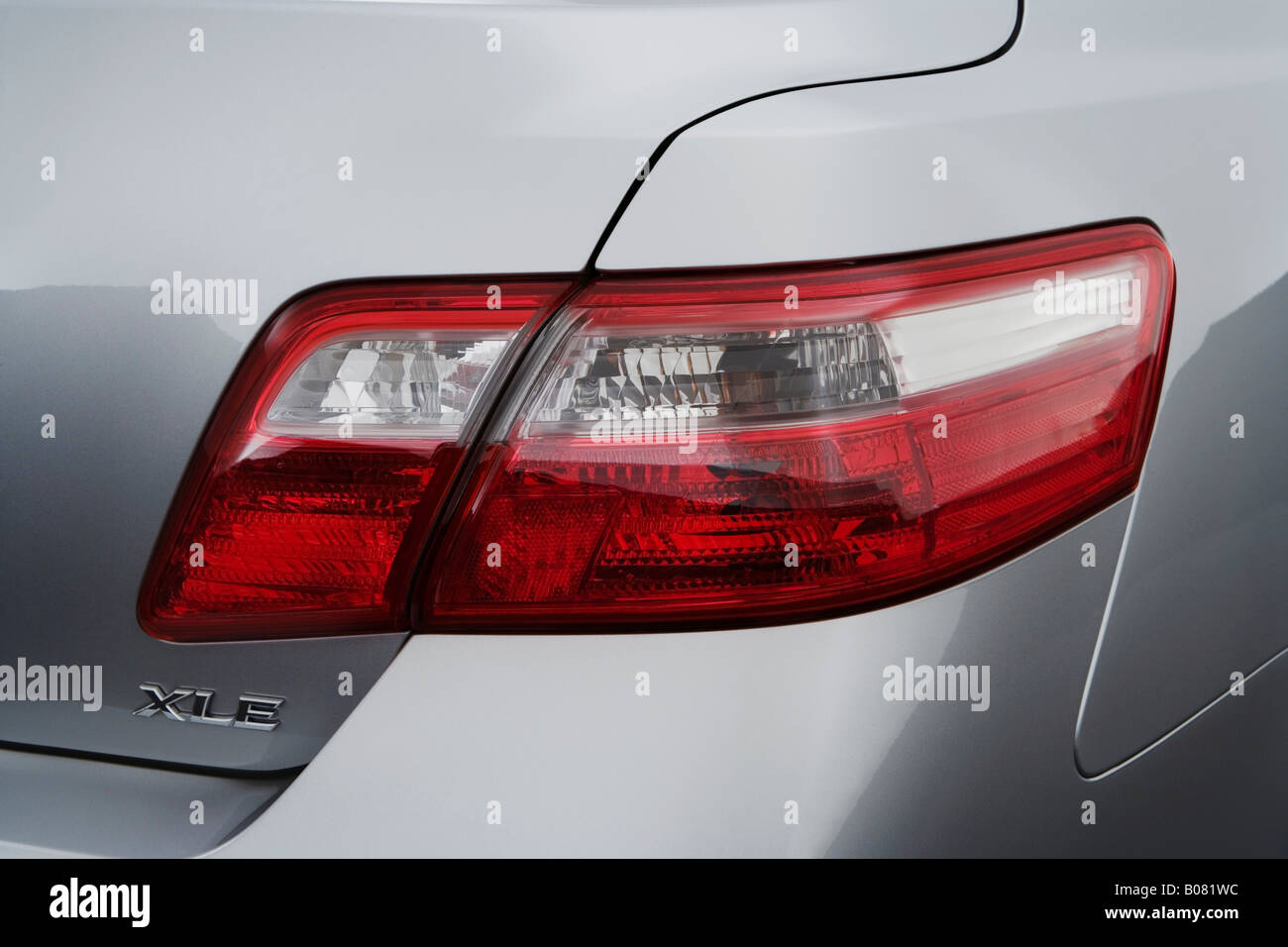2008 Toyota Camry XLE in Gray - Tail light Stock Photo