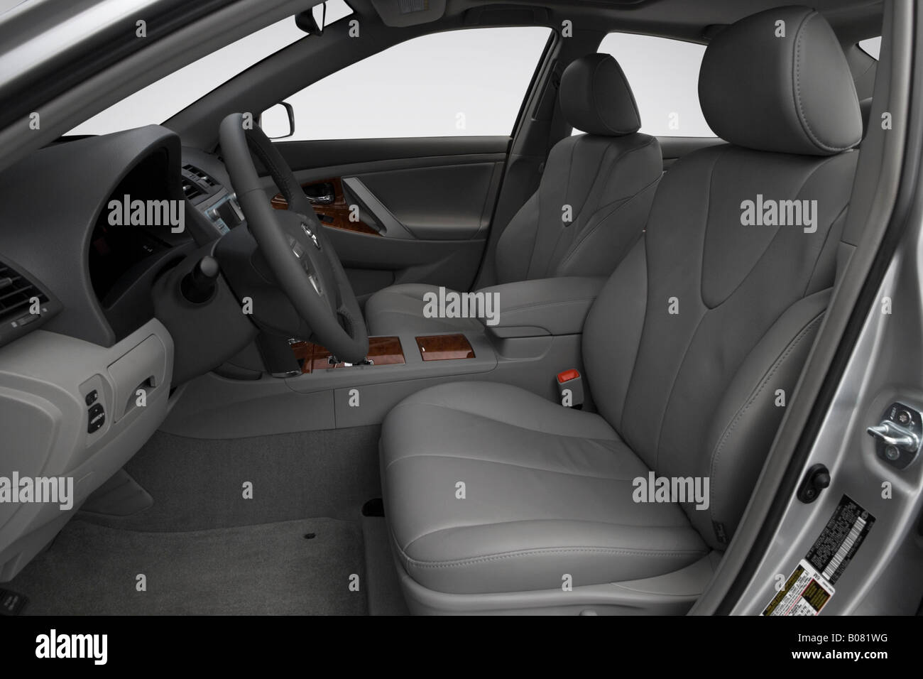 2008 Toyota Camry XLE in Gray - Front seats Stock Photo
