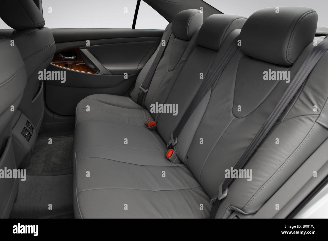 2008 Toyota Camry XLE in Gray - Rear seats Stock Photo