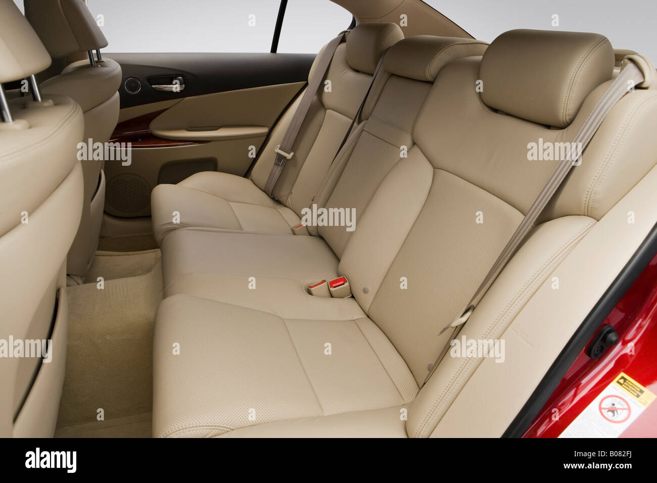 08 Lexus Gs Gs350 In Red Rear Seats Stock Photo Alamy